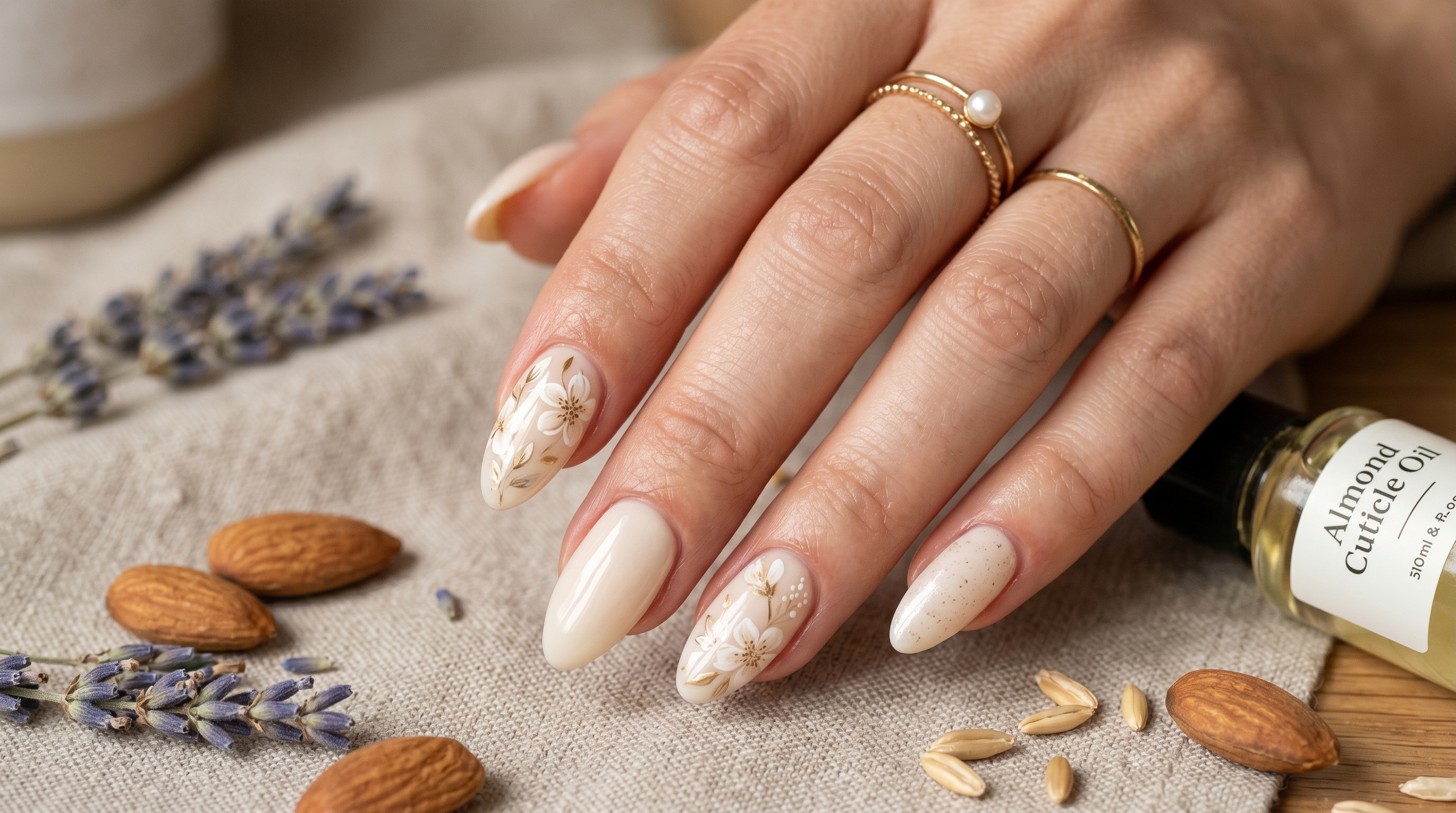 Soap almond nails — milky translucent almond manicure 2026