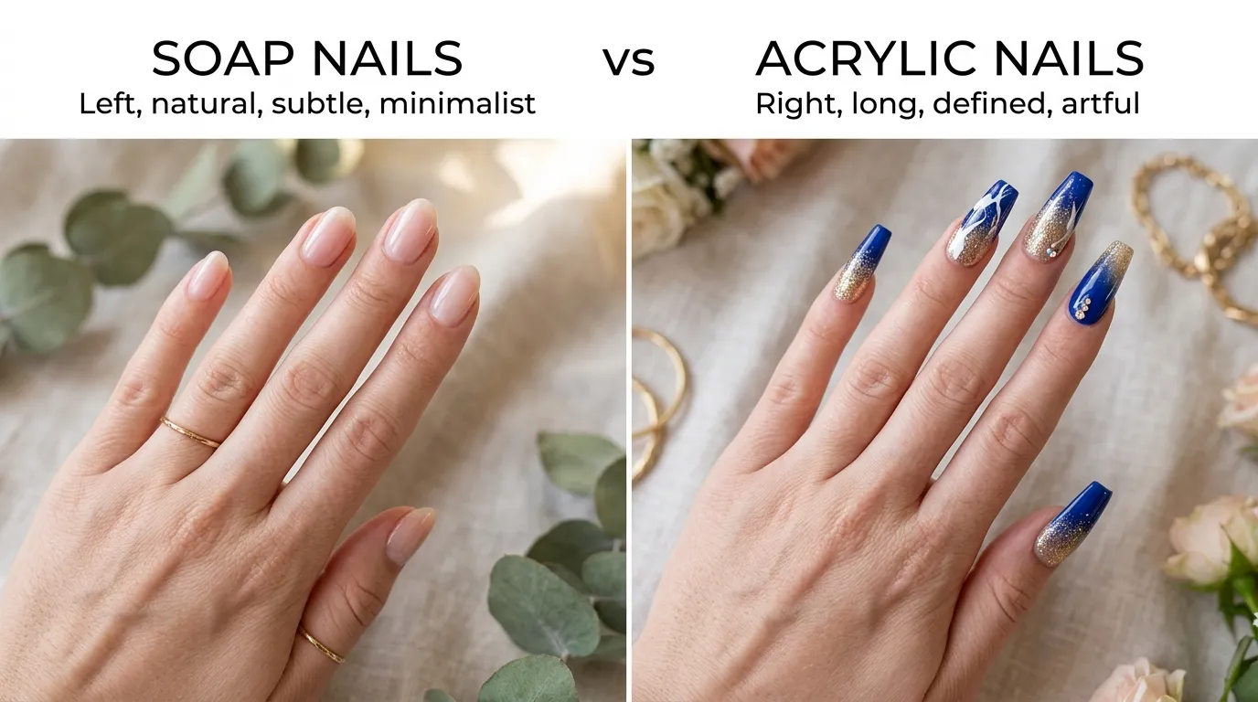 Soap nails vs acrylic comparison