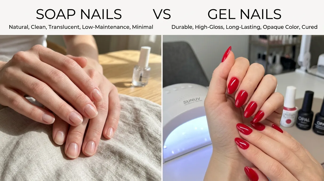 Soap nails vs gel nails comparison