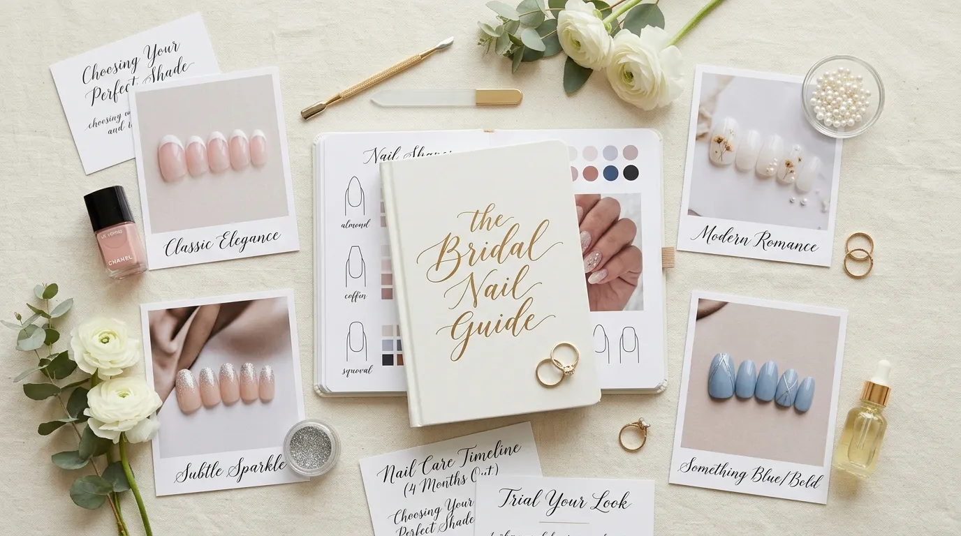Bridal nail packages soap nails wedding manicure