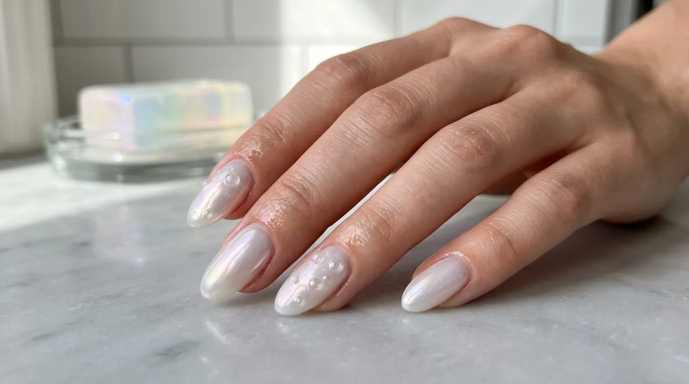 Chrome Soap Nails