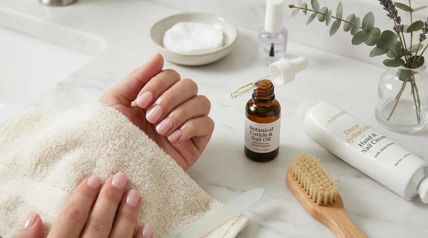 Soap nails aftercare routine