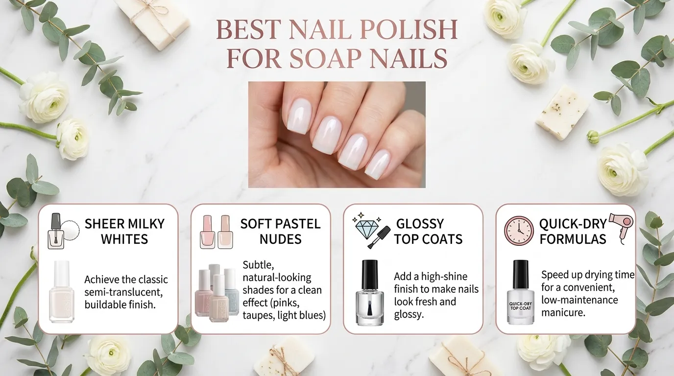 OPI Bubble Bath best sheer polish for soap nails