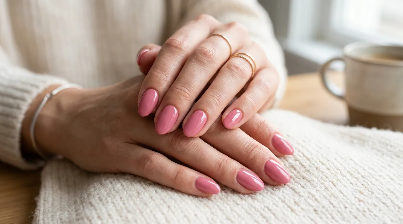 Soap nails pink — step by step application technique