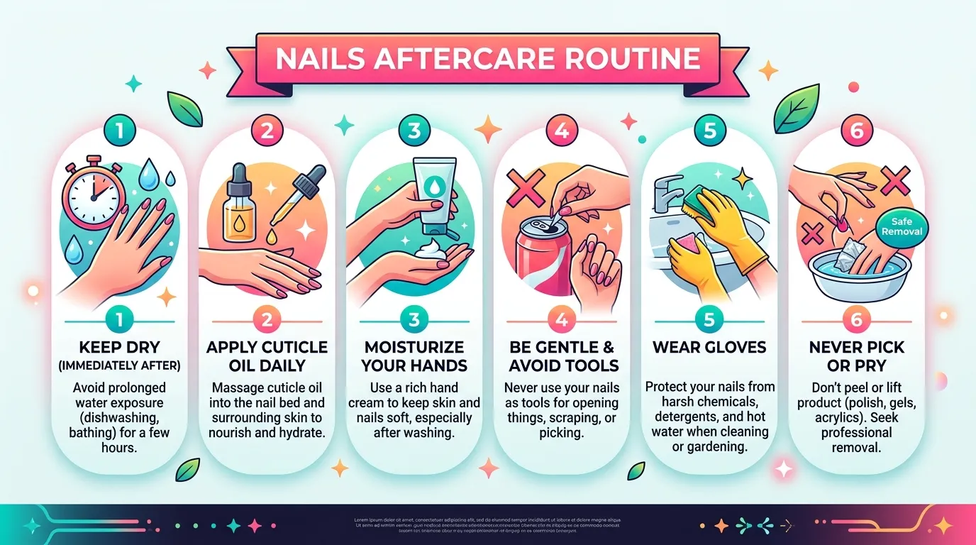 Soap nails aftercare routine 2026 — daily cuticle oil and gloss maintenance for long-lasting luminous finish