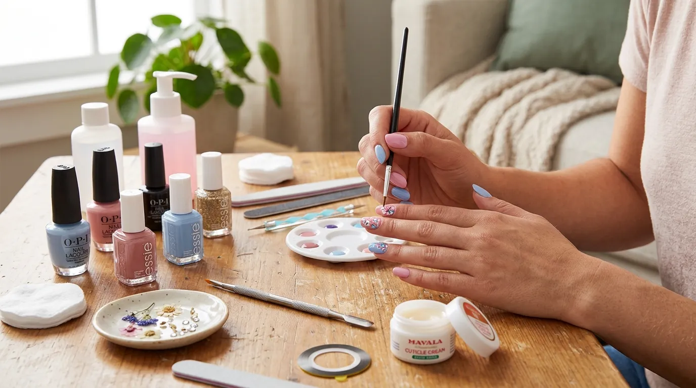 Trending soap nails at home 2025 2026 viral DIY clean girl