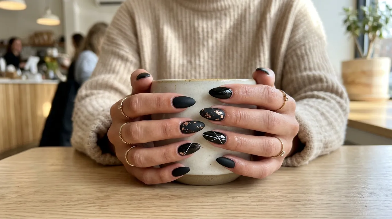 Soap nails acrylic extensions glossy